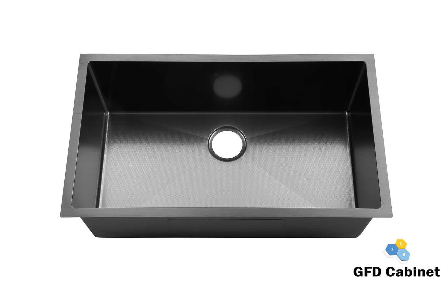 HC3219S 18 Gauge (18G) Single Bowl handmade stainless steel sink with Honeycomb Embossed