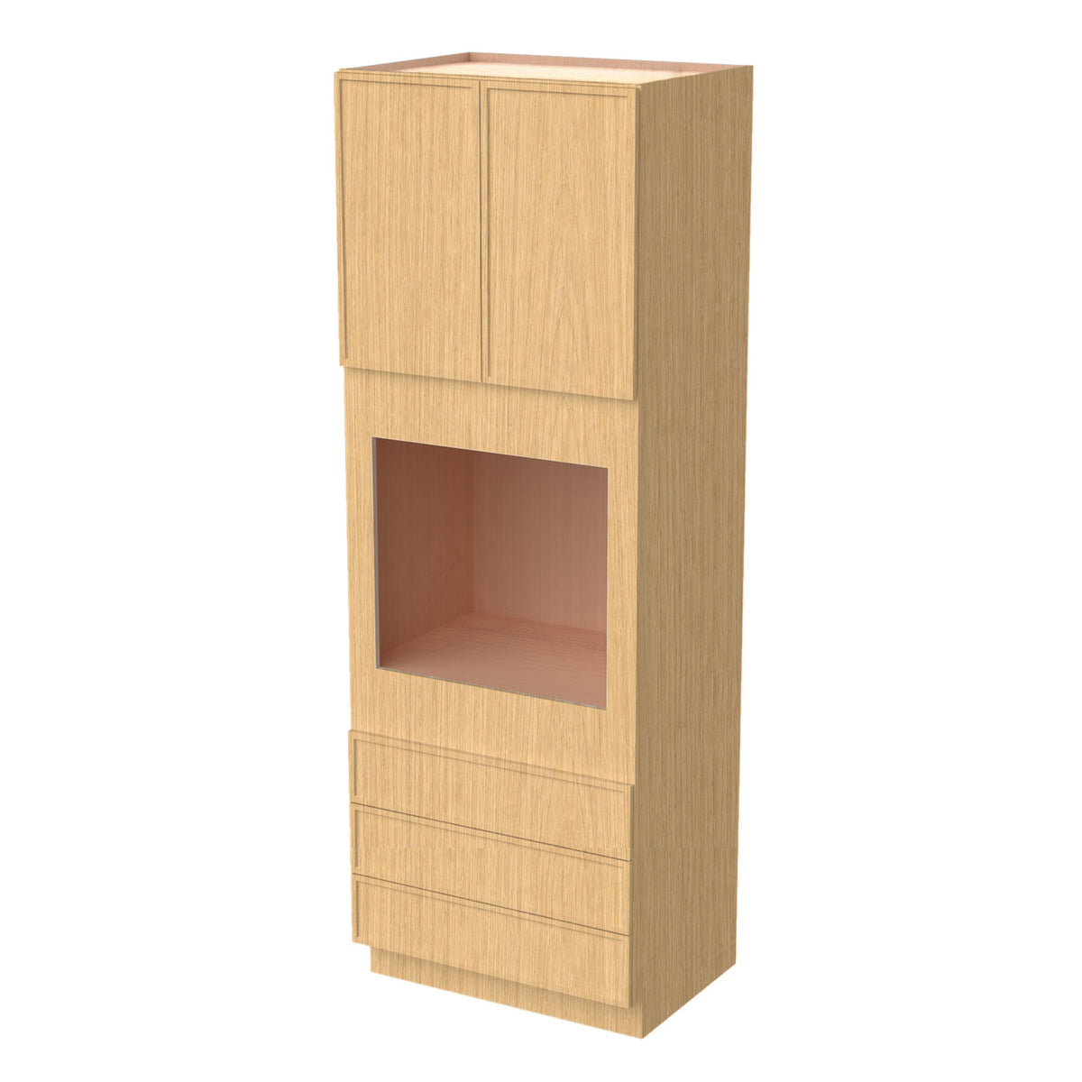 OC3190 Oven Cabinet 31"Wx90"Hx24"D-2D-3DRA