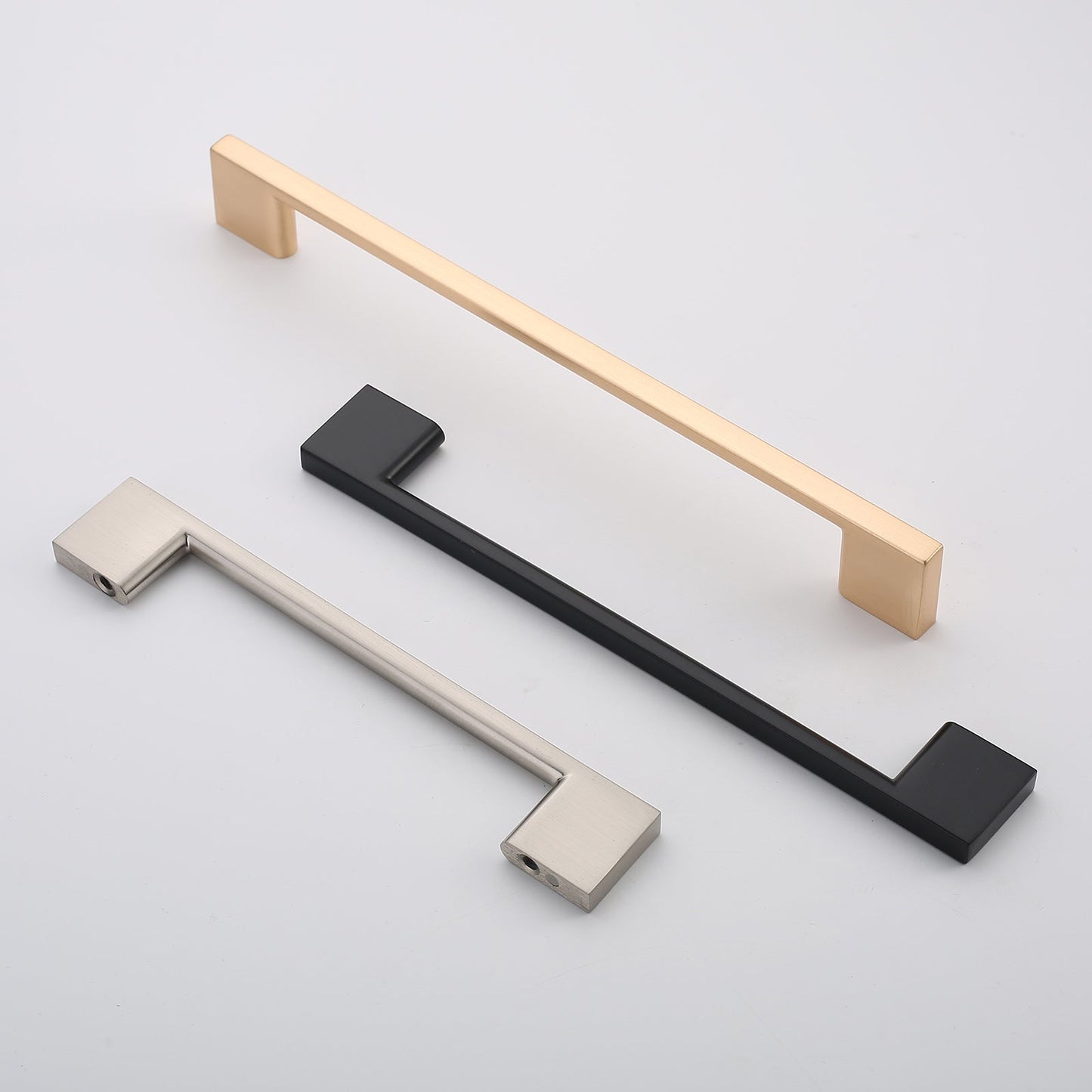 H-1165-160 6-5/16 in. (H-2008A) (160 mm) Center-to-Center Cabinet Thin Square Pull Handle