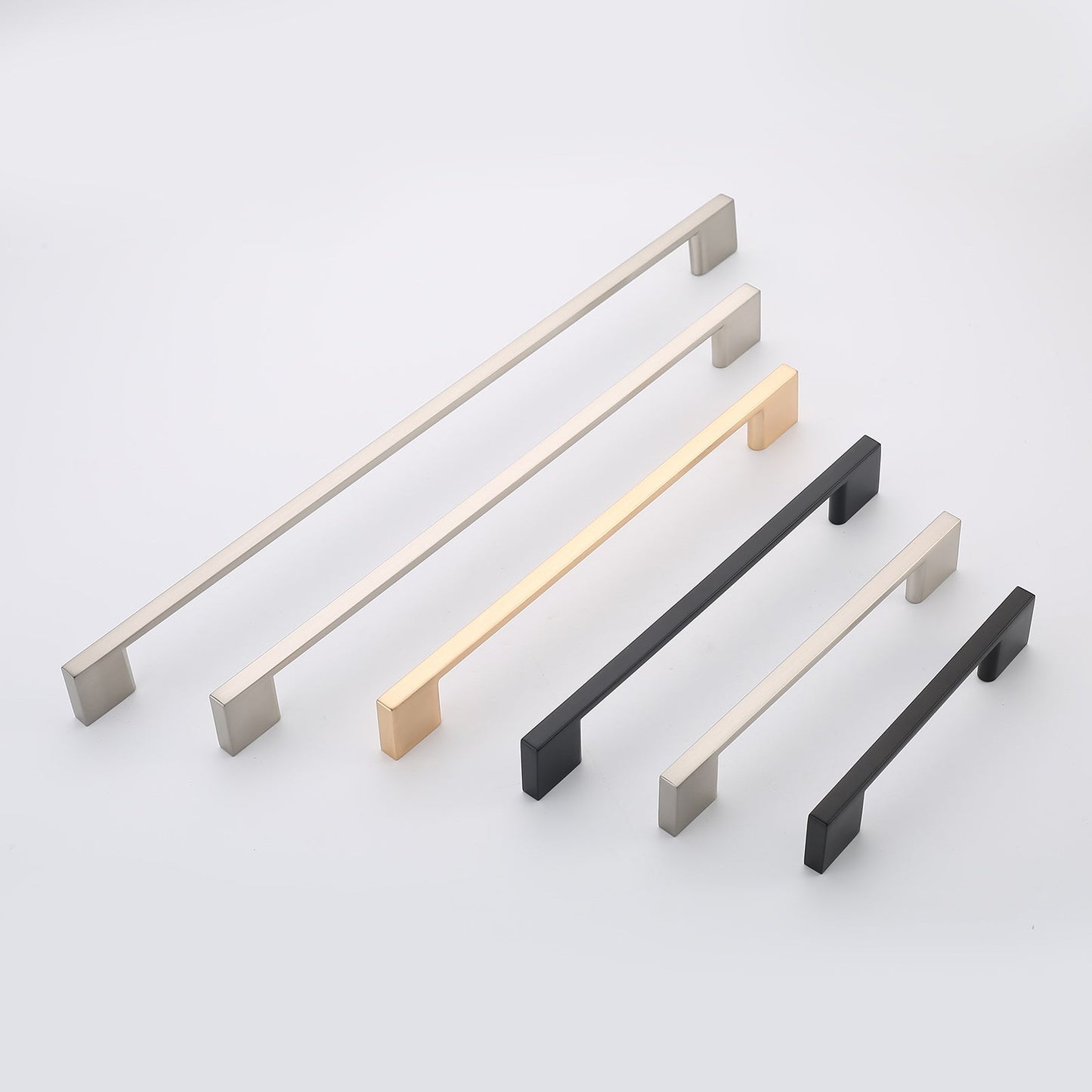 H-1165-160 6-5/16 in. (H-2008A) (160 mm) Center-to-Center Cabinet Thin Square Pull Handle