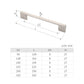 H-1165-160 6-5/16 in. (H-2008A) (160 mm) Center-to-Center Cabinet Thin Square Pull Handle