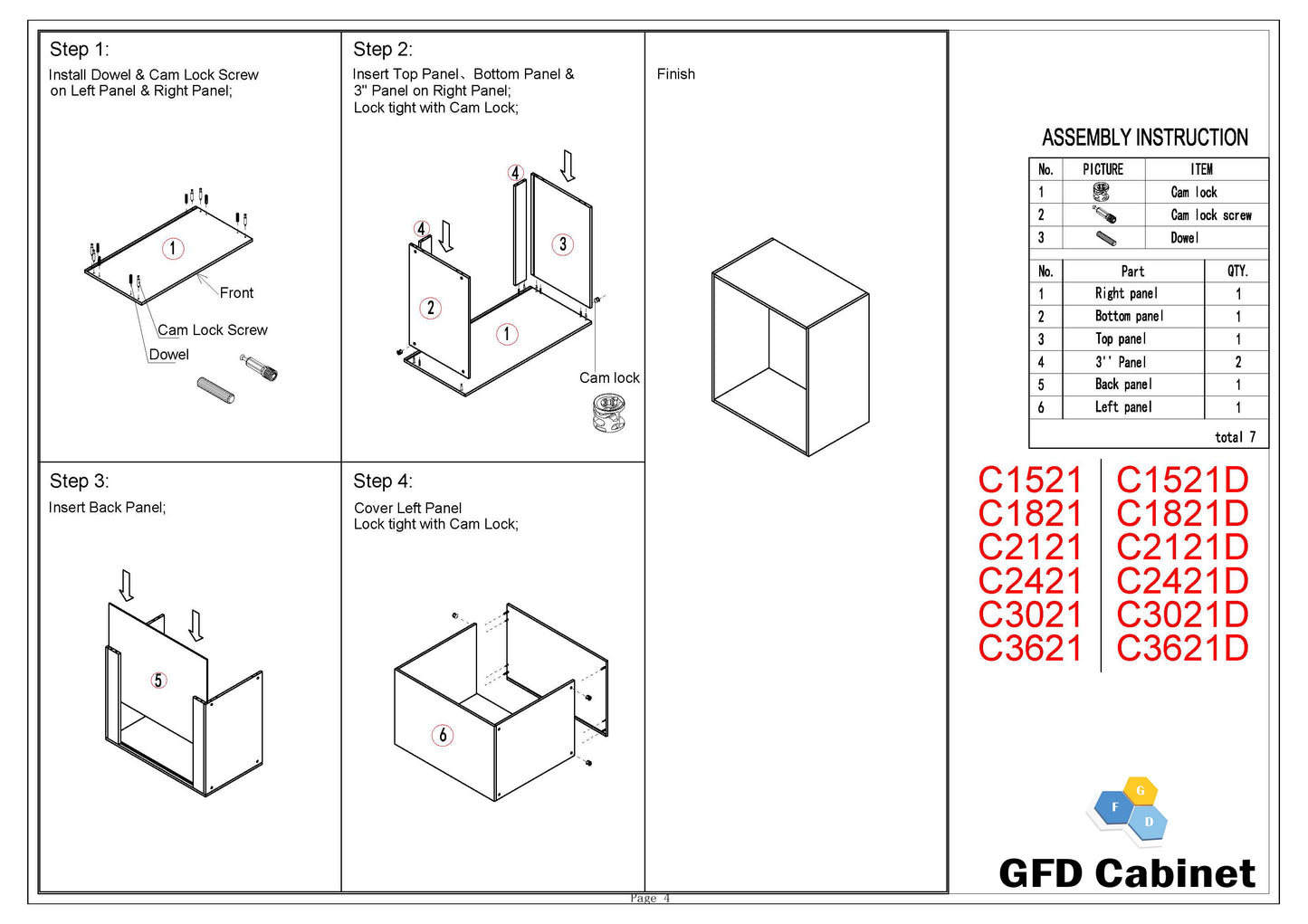 C3021 Stackable Closet