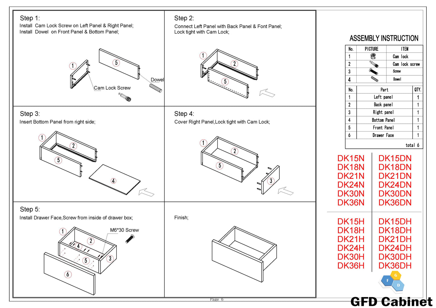 DK30DH High Closet Drawer