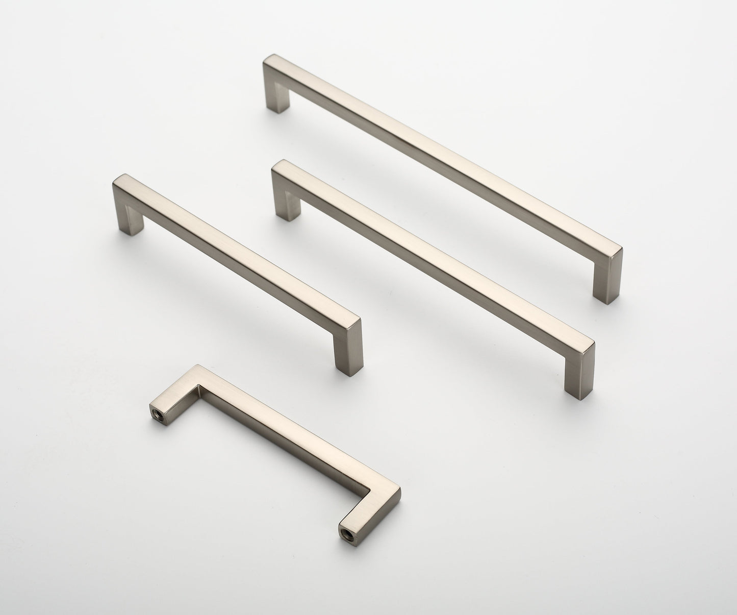 H-21162-76 3 in. (H-6003) (76 mm) Center-to-Center Cabinet Modern Square Bar Pull Handle