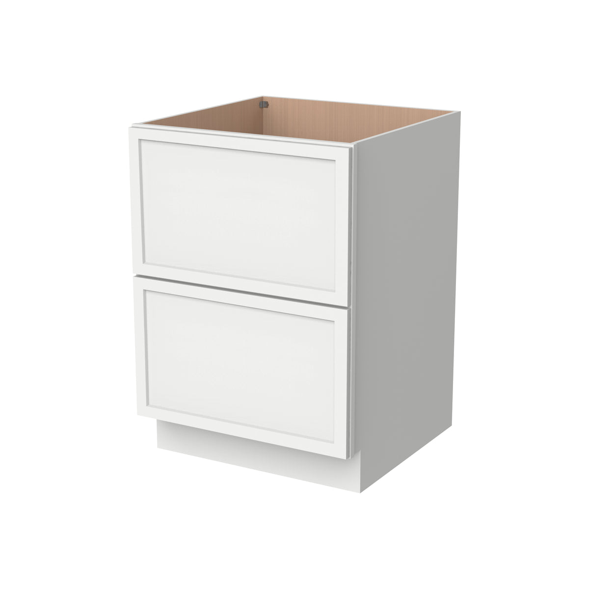 2DB30 Slim Shaker 2-Drawer Base Cabinet 30"Wx34-1/2"Hx24"D