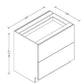 2DB36 European 2-Drawer Base Cabinet 36"Wx34-1/2"Hx24"D