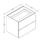 2FVD30 Floating Vanity 2-Drawer Base 30"Wx22"Hx21"D