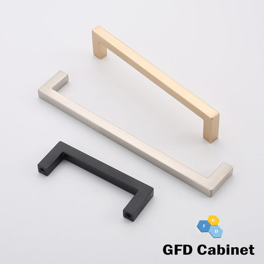 H-21162-96 3-3/4 in. (H-6003) (96 mm) Center-to-Center Cabinet Modern Square Bar Pull Handle