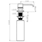 A-SD81002 Kitchen Sink Soap Dispenser Brushed Nickel