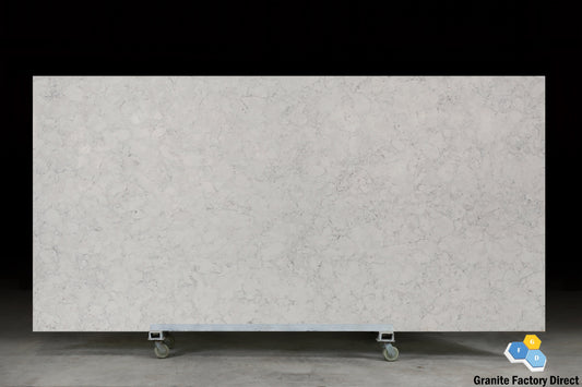 Alaska White Quartz GFD112 Countertop Prefab and Slab for sale