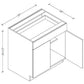 B33 European Base Cabinet 33"Wx34-1/2"Hx24"D