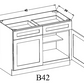 B42 Shaker Base Cabinet 42"Wx34-1/2"Hx24"D