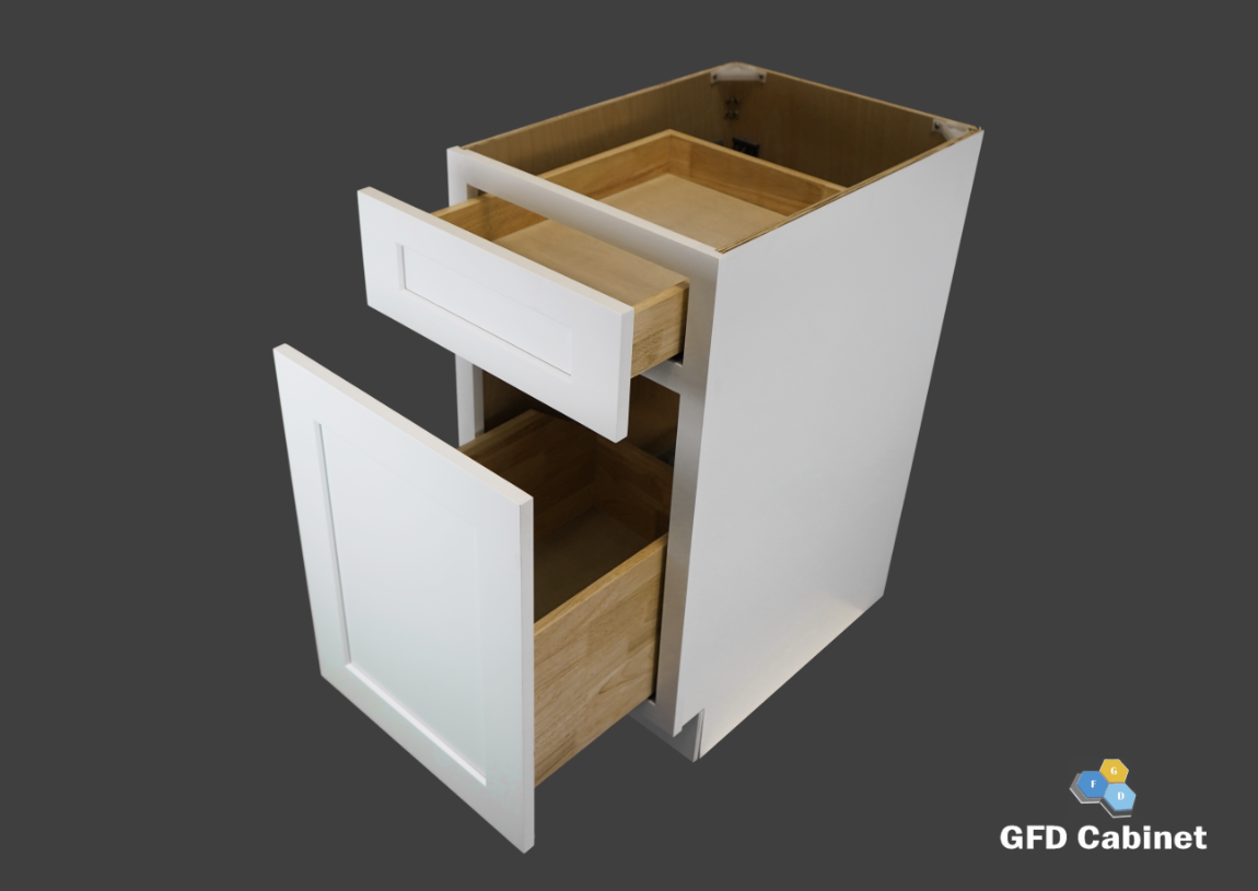 BWBK18 Base Waste Basket Cabinet 18"Wx34-1/2"Hx24"D
