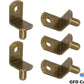 Brass Plated Steel L-Shelf Support Pegs