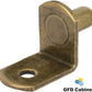 Brass Plated Steel L-Shelf Support Pegs
