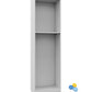 EW-C3684 Elegant White Base Closet 36"W x 15 5/8"D x 84"H