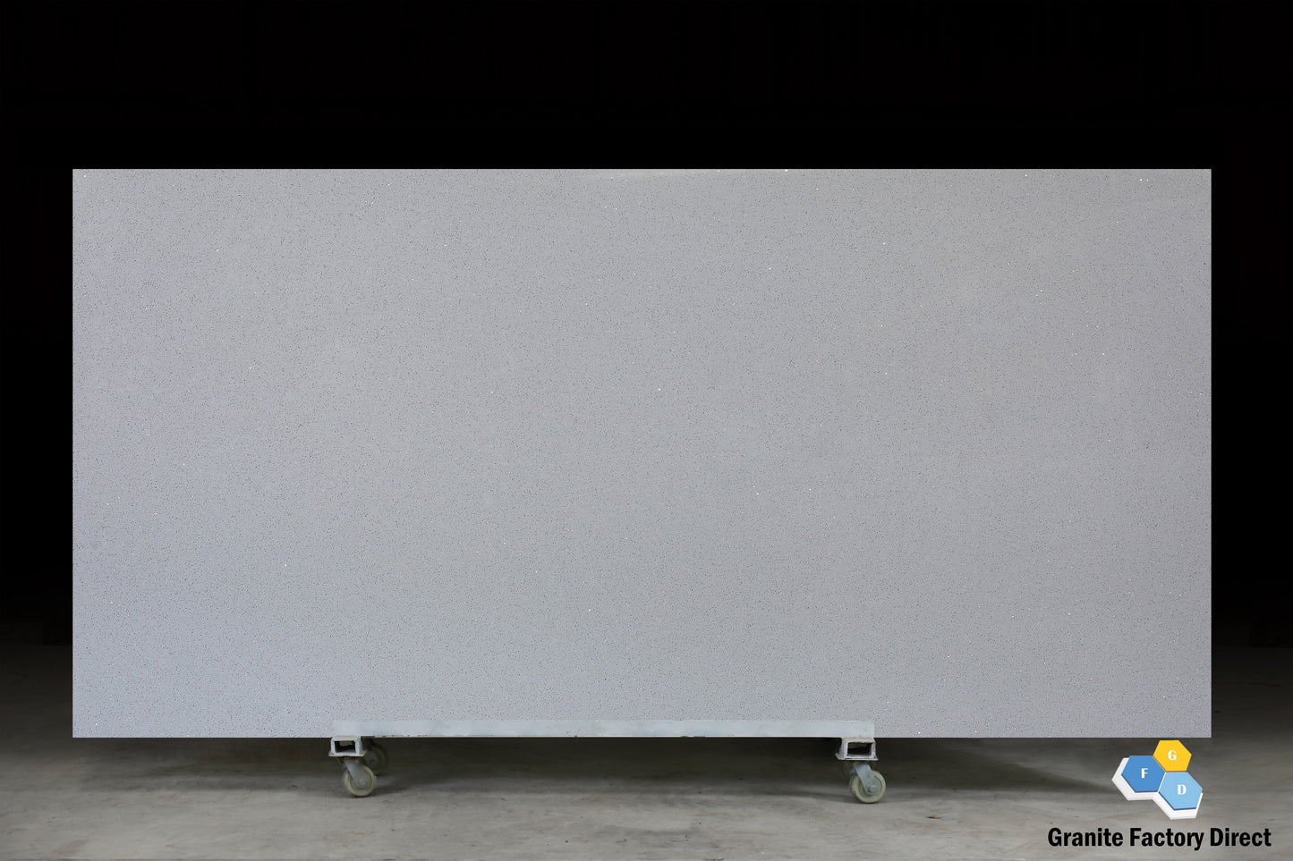 Crystal Grey Light Quartz GFD806 Countertop Prefab and Slab for sale