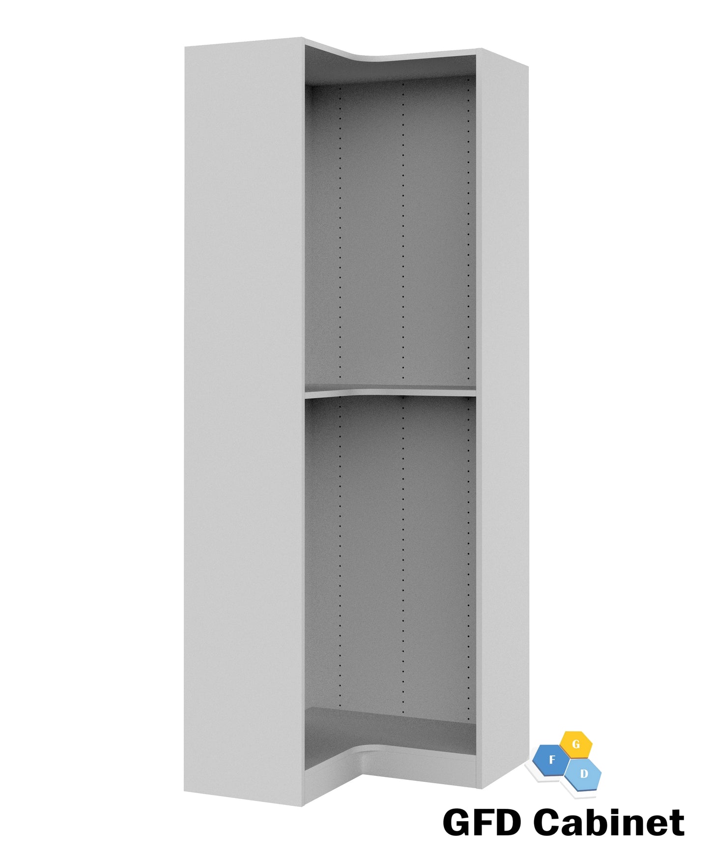 CO-ER3084 Classic Oak Easy Reach Closet 30"W x 15"D x 84"H