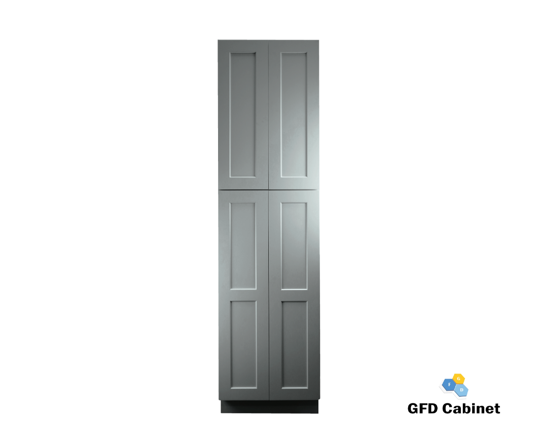 PC2484 Shaker Style Wall Pantry Cabinet 24"Wx84"Hx24"D