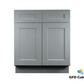 SB30 Shaker Style Sink Base Cabinet 30"Wx34-1/2"Hx24"D