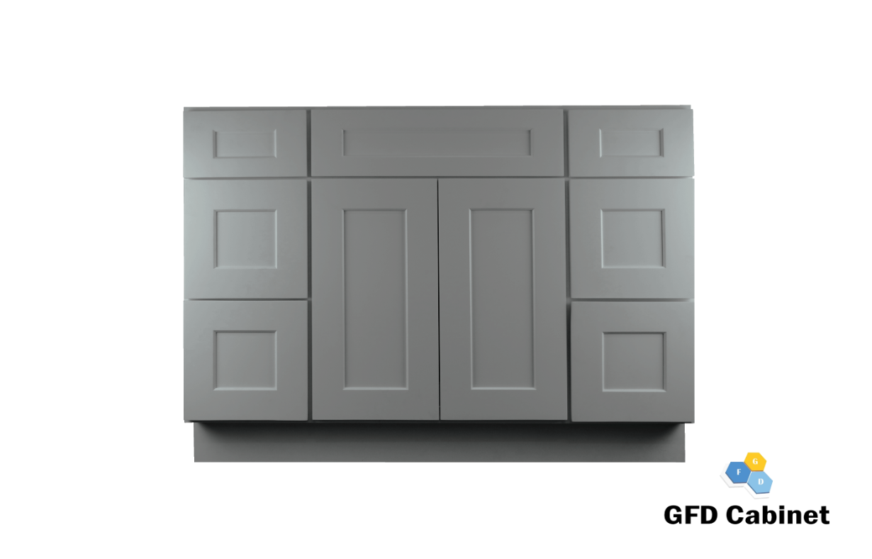 VDB6021-1S Shaker Style Vanity Single Sink Cabinet 60"Wx34-1/2"Hx21"D