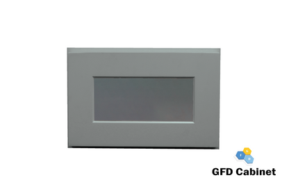 W1212GD Shaker Style Wall Cabinet With Glass Door 12"Wx12"Hx12"D