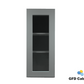 W2136GD Shaker Style Wall Cabinet With Glass Door 21"Wx36"Hx12"D