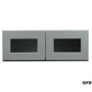 W3312GD Shaker Style Wall Cabinet With Glass Door 33"Wx12"Hx12"D