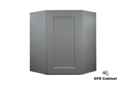 WDC2430 Shaker Style Wall Diagonal Corner Cabinet 24"Wx30"Hx12"D