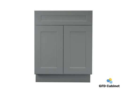 B24 Shaker Base Cabinet 24"Wx34-1/2"Hx24"D