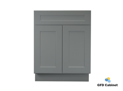 B27 Shaker Style Base Cabinet 27"Wx34-1/2"Hx24"D