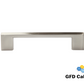 H-1165-128 5-1/16 in. (128 mm) Center-to-Center Cabinet Thin Square Pull Handle Brushed Satin Nickell