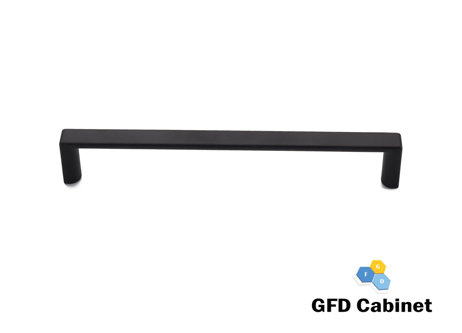 H-2042A-96 3-3/4 in. (96 mm) Center-to-Center Cabinet Stratford Square Pull Handle Matt Black