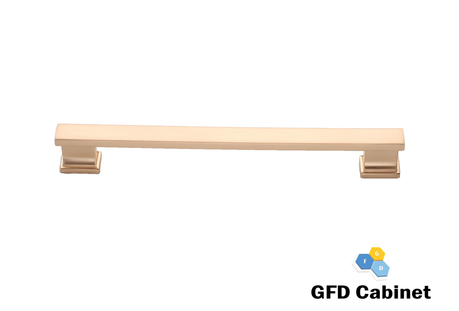 H-2891-177 7 in. (177 mm) Center-to-Center Cabinet Column Pull Handle Brushed Brass