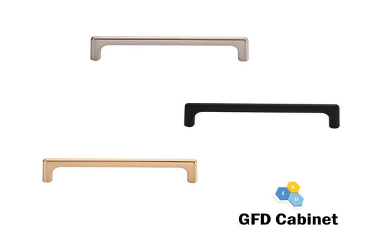 H-3307-128 5-1/16 in. (128 mm) Center-to-Center Cabinet Thin Square Pull Handle
