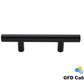 H-6000A-160 6-5/16 in. (160 mm) Center-to-Center Cabinet T-bar Pull Handle Matt Black Hollow