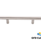 H-6000A-96 3-3/4 in. (96 mm) Center-to-Center Cabinet T-bar Pull Handle Stainless Steel Hollow