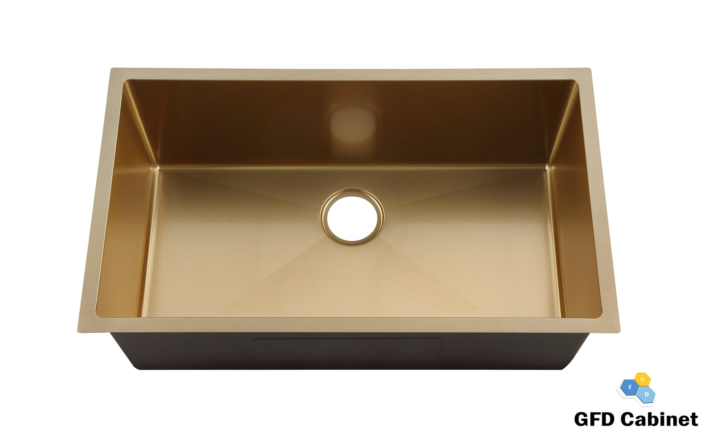 HC3219S 18 Gauge (18G) Single Bowl handmade stainless steel sink with Honeycomb Embossed