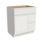 VDB3021R Vanity Sink 3-Drawers Right Side Drawer 30"Wx34-1/2"Hx21"D