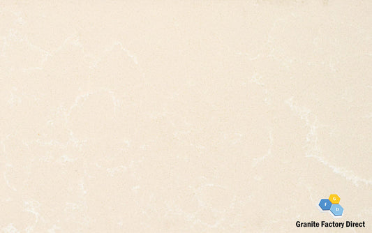 Nuvo Beige Quartz GFD314 Countertop Prefab for sale