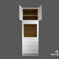 OC3196 Shaker Style Oven Cabinet 31"Wx96"Hx24"D 2 Doors 3 Drawers