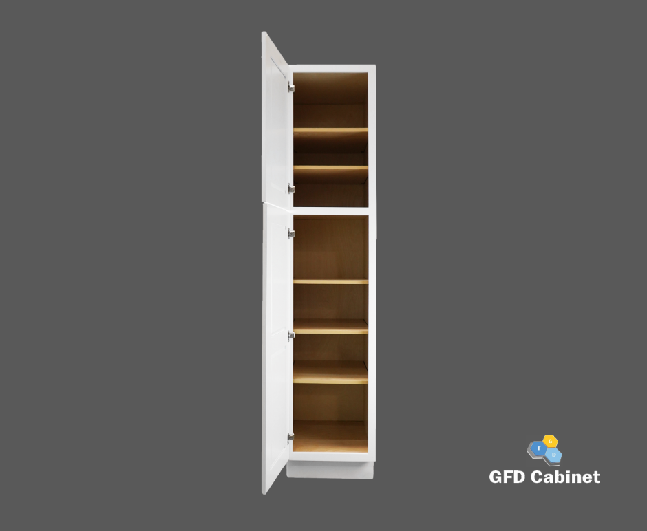 PC1884 Shaker Style Wall Pantry Cabinet 18"Wx84"Hx24"D