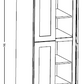 PC2496 Shaker Style Wall Pantry Cabinet 24"Wx96"Hx24"D