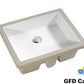 SF1201 Rectangular Ceramic Undermount Bathroom Sink