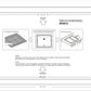 SF2014 Rectangular Ceramic Undermount Bathroom Sink with Overflow