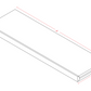 SHELF36 Shaker Style Cabinet Floating Shelf 36"Wx11"Hx1-6/7"D