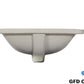 SK-1712 Rectangular Ceramic Undermount Bathroom Sink with Overflow