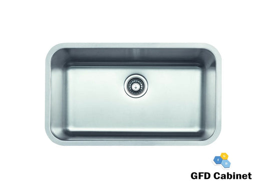 SM3018 18 Gauge (18G) Undermount Single Bowl Stainless Sink