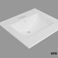 GFD-SNK-101 Acrylic Single Bathroom Vanity Top with Sink in White