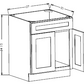 V2721 Shaker Style Cabinet Vanity Base 27"Wx34-1/2"Hx21"D